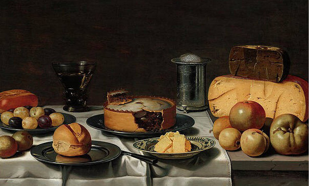Wall Art - Painting - A Dutch Breakfast, 1588-1656 by Floris van Schooten