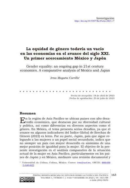 Portada del artículo