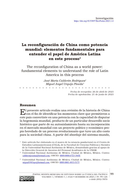 Portada del artículo