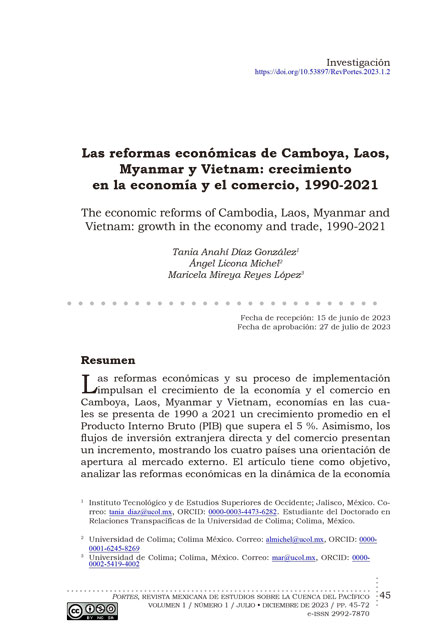 Portada del artículo