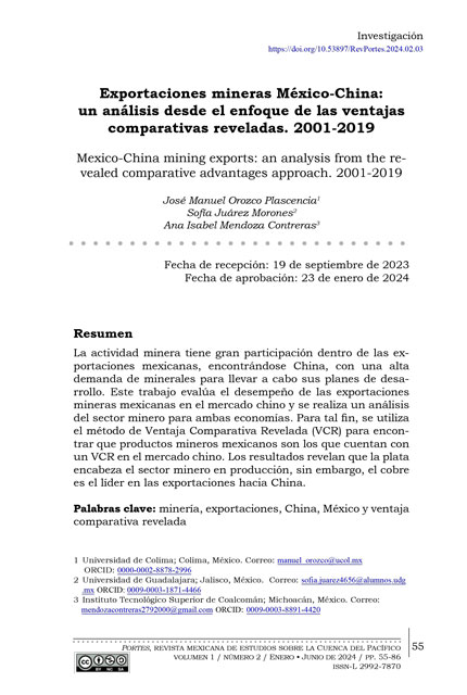 Portada del artículo