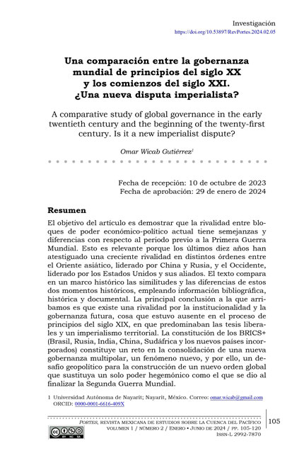 Portada del artículo