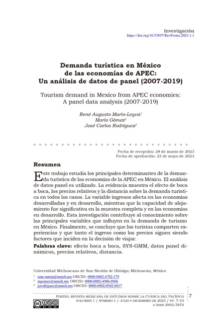 Portada del artículo