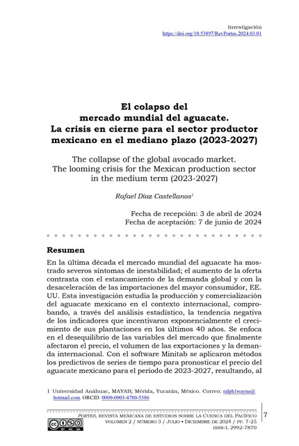 Portada del artículo