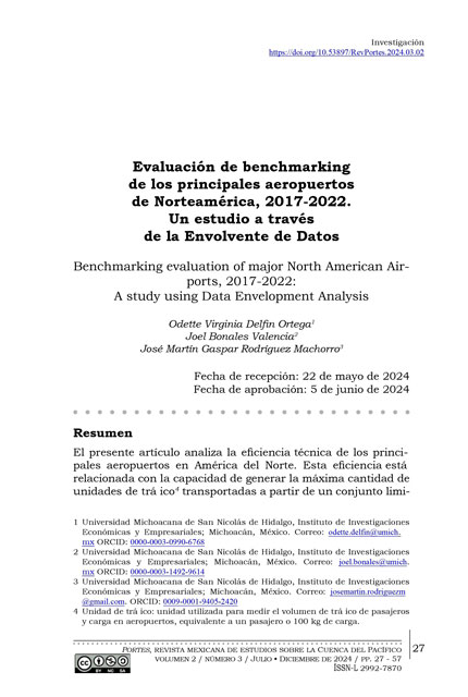 Portada del artículo