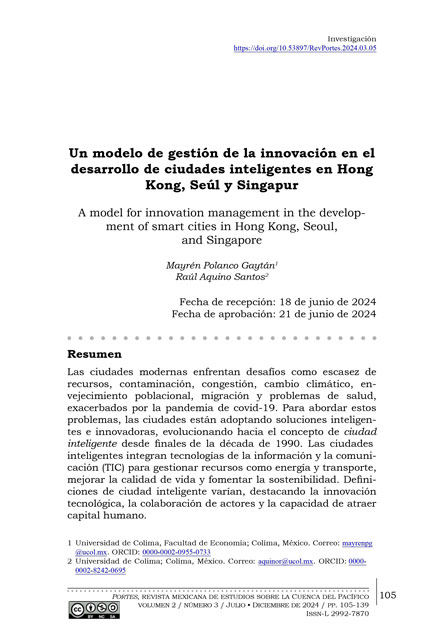 Portada del artículo