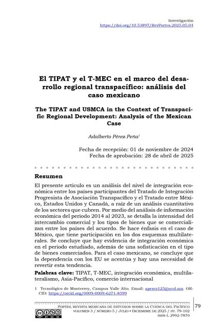 Portada del artículo