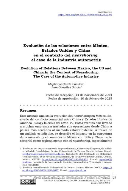 Portada del artículo