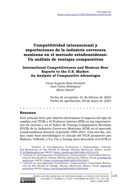 Portada del artículo
