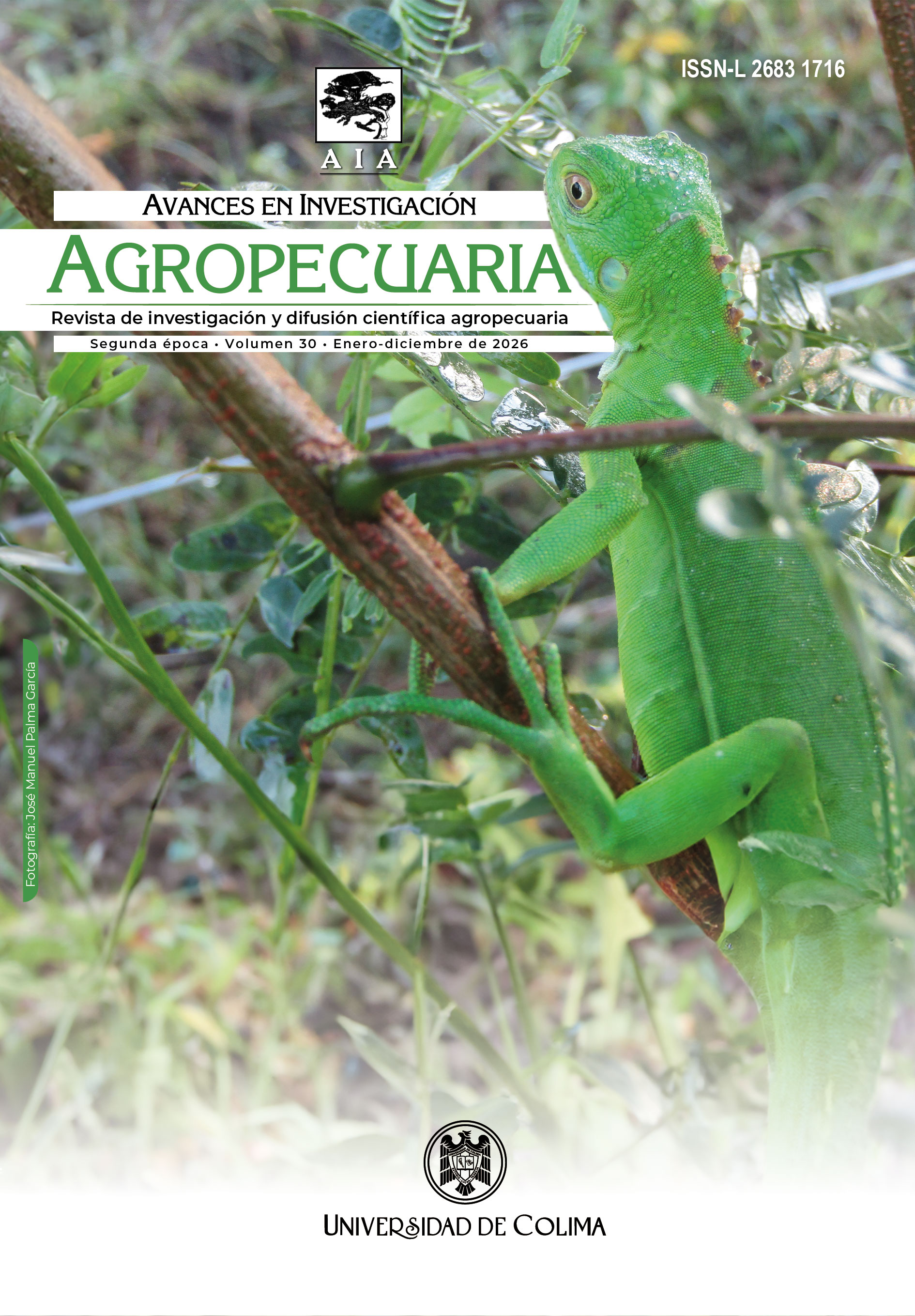 					Ver Vol. 30 Núm. 1 (2026): AVANCES EN INVESTIGACIÓN AGROPECUARIA (Continua)
				